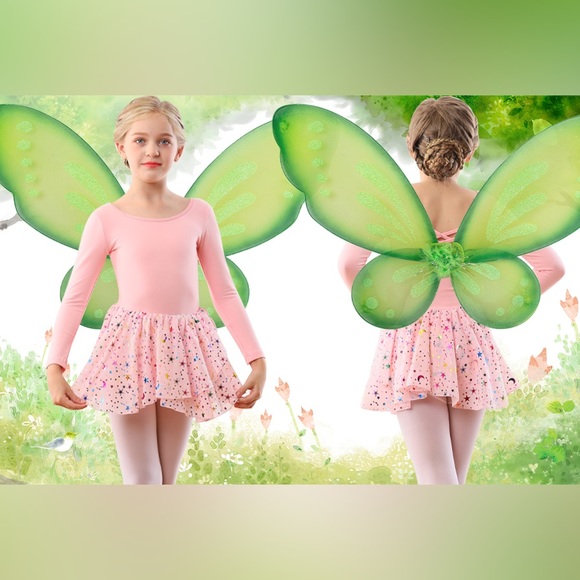 Rhoxshy NEW Sparkle Butterfly 🦋 Fairy Wings for Dress-up NWT (K017,K018,K019) - Picture 9 of 12